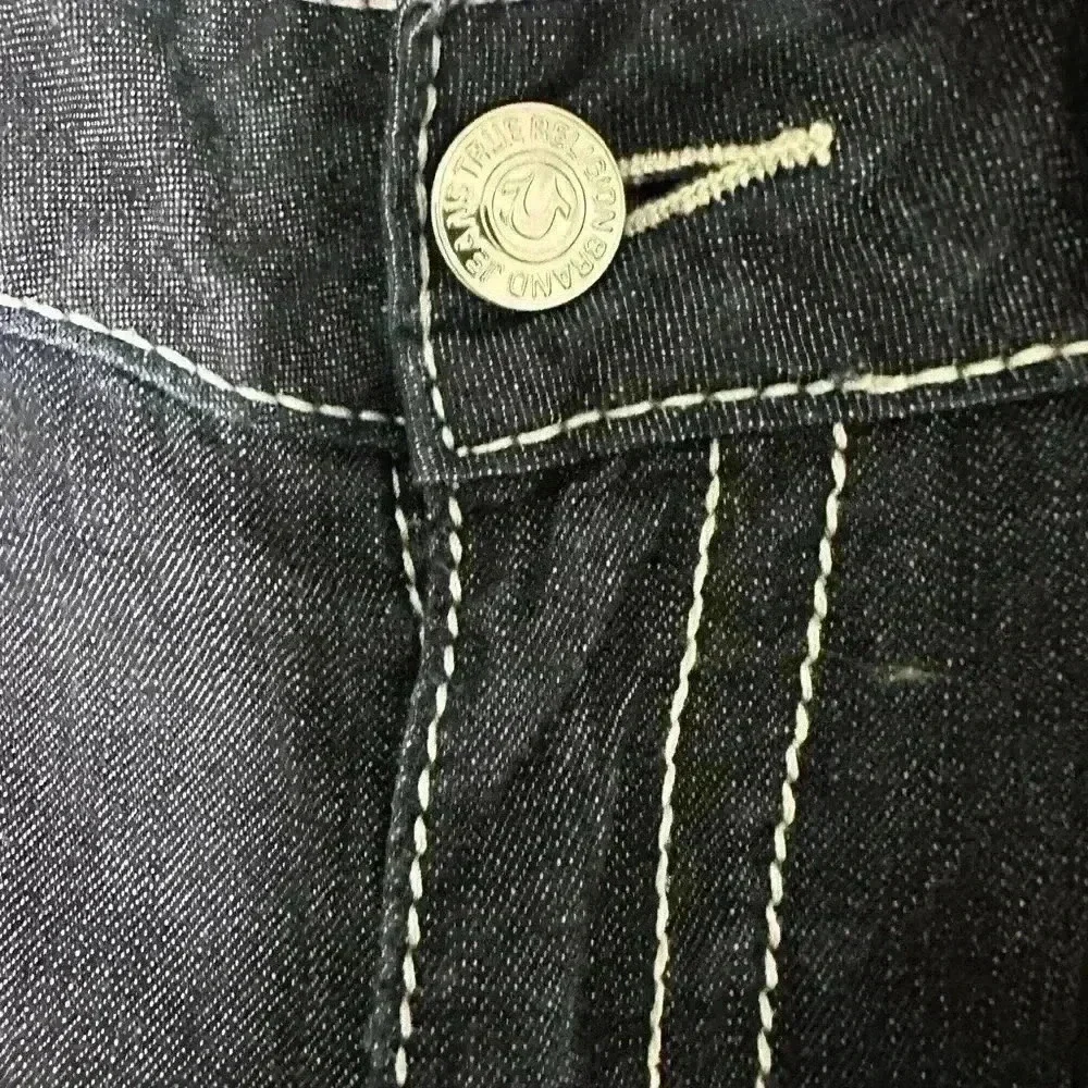 True Religion Brand Jeans Mens Dark Wash Bootcut Denim Size 31 Made in USA